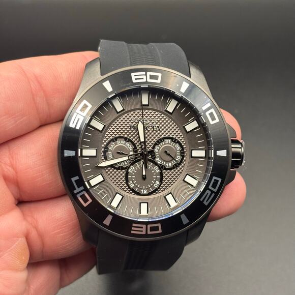 Invicta 30112 Pro Diver 50mm Mens Stainless Steel Silicone Strap Watch NIBWT - Picture 16 of 17